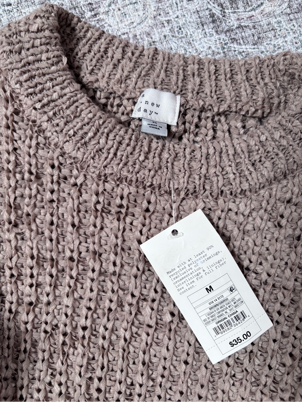 a new day Taupe & White Light Knit Crewneck Sweaters (2-Pack) - Picture 3 of 10